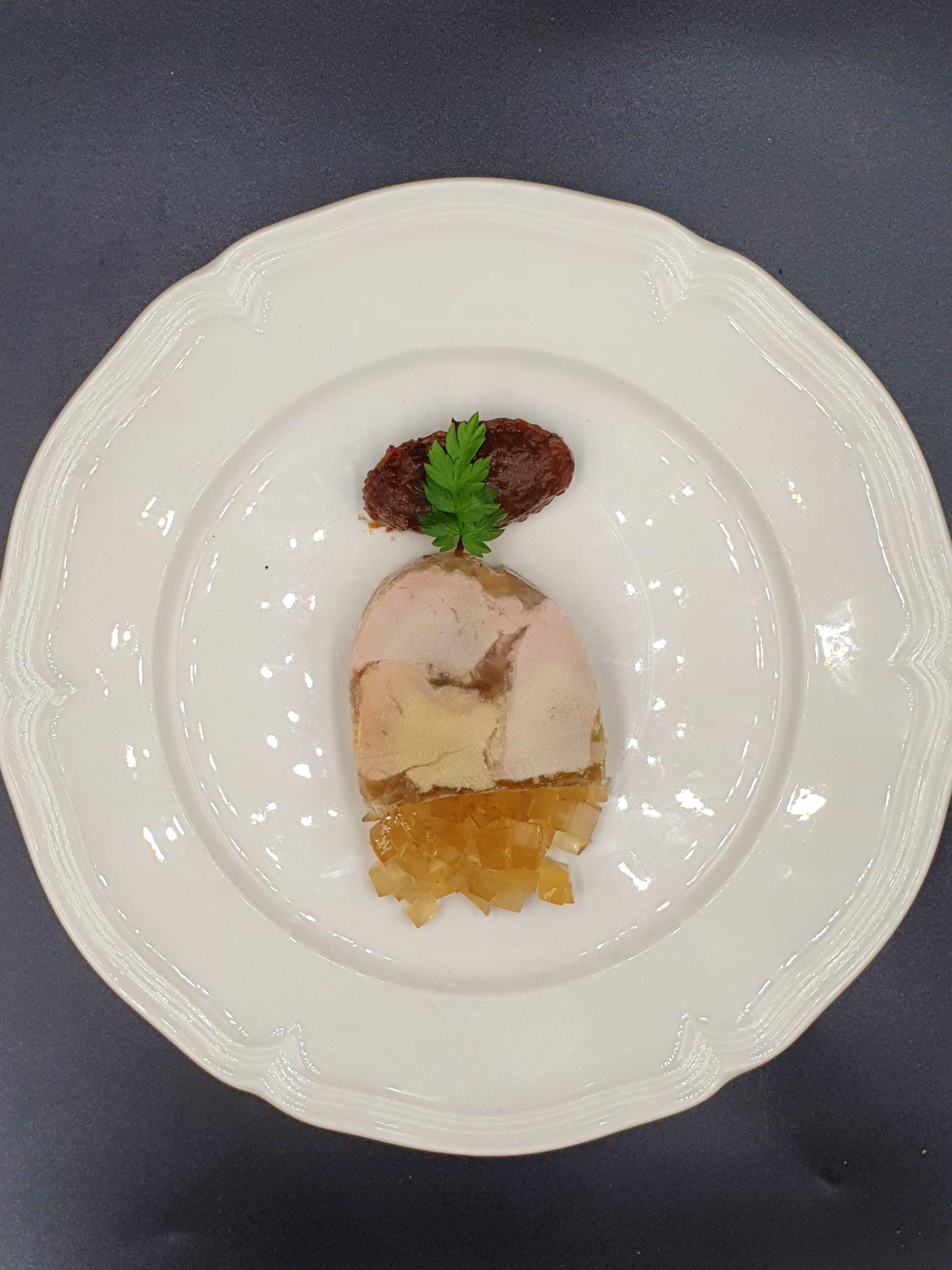 Klassieke ganzenleverterrine